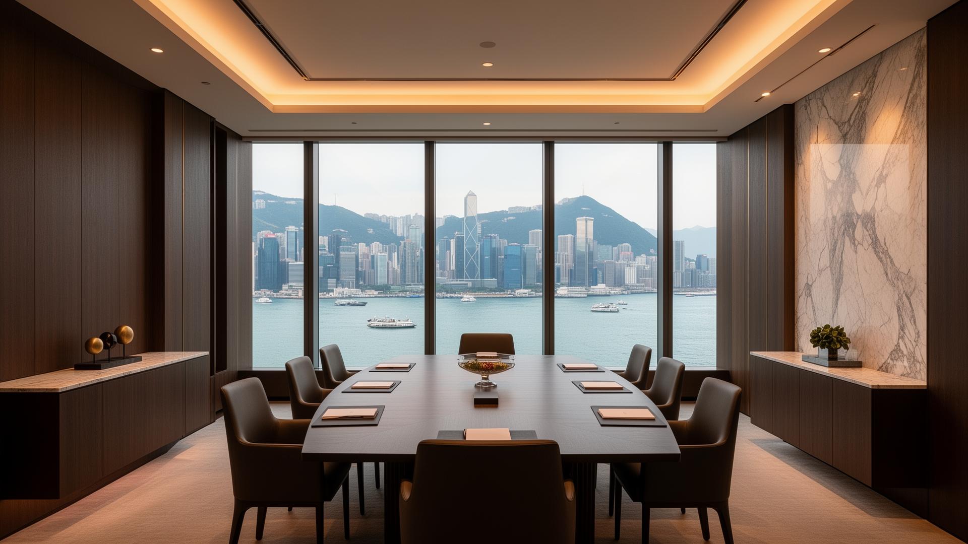 Hong Kong corporate boardroom